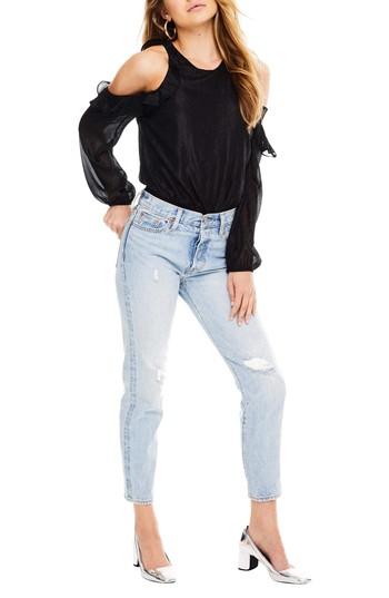 Women's Astr The Label Analesse Bodysuit - Black