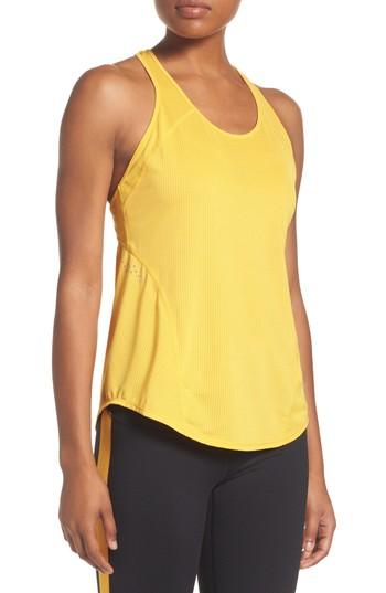 Women's Zella Pace Tank, Size - Yellow
