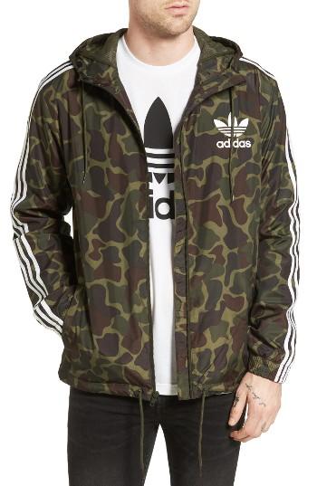 Men's Adidas Originals Camo Windbreaker