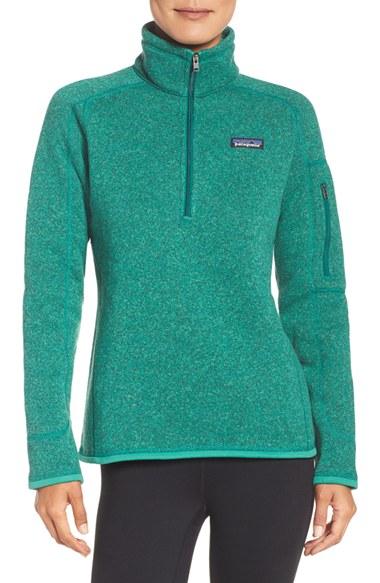 Women's Patagonia 'better Sweater' Zip Pullover - Green