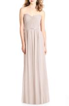 Women's Jenny Packham Strapless Chiffon Gown