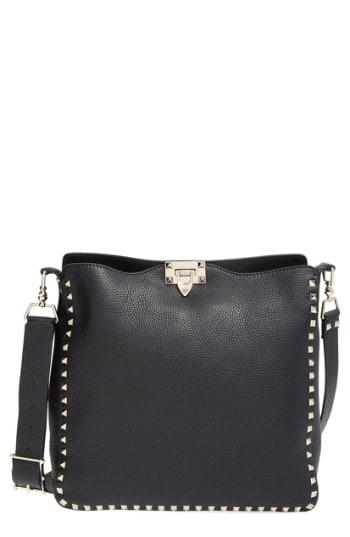Valentino 'rockstud - Alce' Crossbody Hobo -