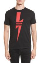 Men's Neil Barrett New Thunderbolt Graphic T-shirt - Black