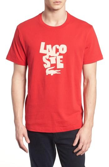 Men's Lacoste Graphic T-shirt (l) - Green