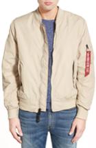 Men's Alpha Industries Lb-2 Scout Reversible Flight Jacket, Size - White