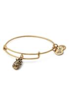 Women's Alex And Ani Pineapple Adjustable Wire Bangle
