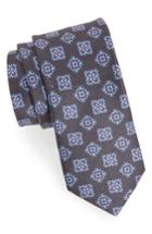 Men's Ted Baker London Medallion Silk Tie, Size - Black