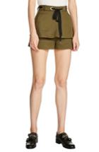 Women's Maje Double Layer Drawstring Shorts - Beige