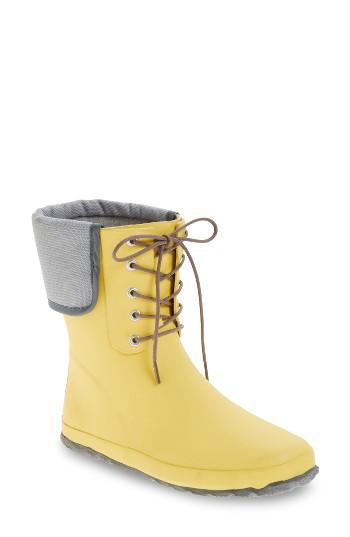 Women's Dav Lace-up Mid Weatherproof Boot M - Yellow