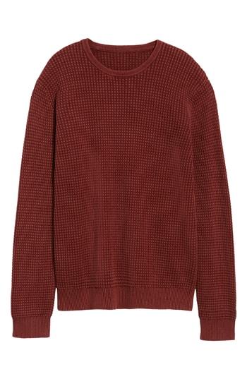 Men's Ag Camden Crewneck Slim Fit Pullover - Red