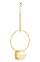 Women's Lara Melchior 'b.o Iv' Gold & Diamond Statement Earring