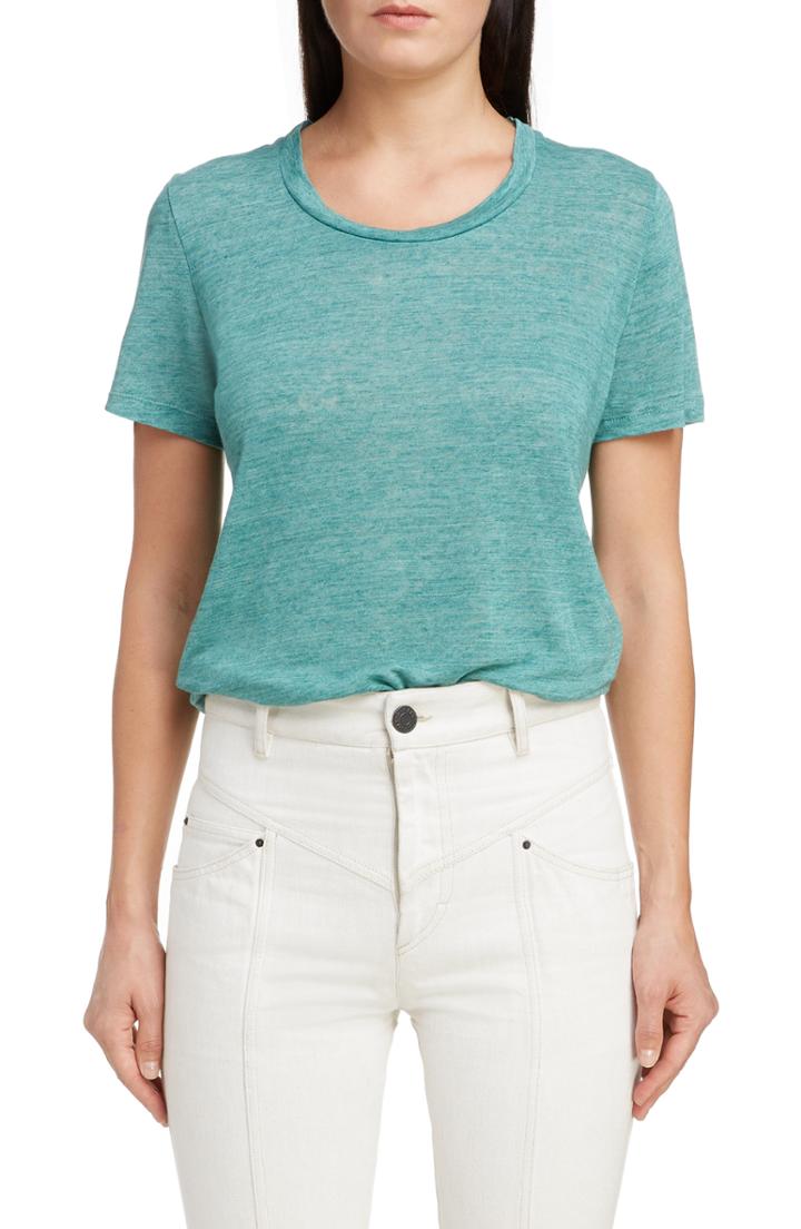 Women's Isabel Marant Linen Tee - Green