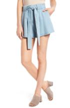 Women's The Fifth Label Blue Eyes Chambray Shorts - Blue