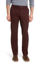 Men's Bonobos Straight Leg Stretch Washed Chinos X 32 - Burgundy