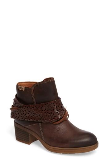 Women's Pikolinos Lyon Wrap Water Resistant Bootie Us / 40eu - Brown
