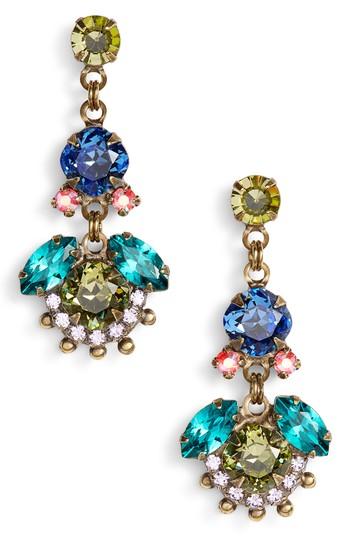 Women's Sorrelli California Poppy Crystal Drop Earrings