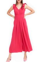 Women's J.crew Drapey Tie-shoulder Jumpsuit - Pink
