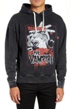 Men's The Kooples Vampire Graphic Hooded Sweatshirt - Black