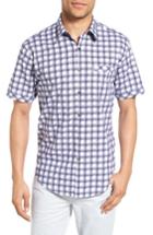Men's James Campbell Rogen Plaid Sport Shirt, Size - Blue