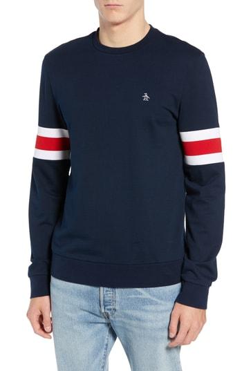 Men's Original Penguin Striped Long Sleeve T-shirt