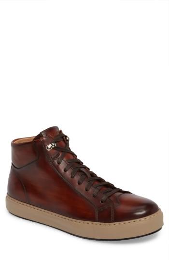 Men's Magnanni Dj Lo High-top Sneaker .5 M - Brown
