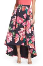 Women's Eliza J Floral High/low Skirt - Blue