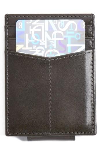 Men's Johnston & Murphy Leather Money Clip Card Case -