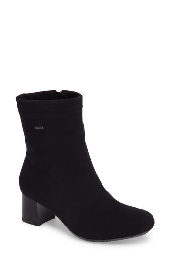 Women's Ara Carolina Stretch Bootie .5 M - Black