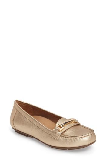 Women's Vionic 'kenya' Orthaheel Loafer .5 M - Metallic