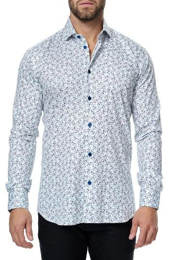 Men's Maceoo Class Bicycle Print Sport Shirt