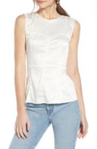 Women's Something Navy Corset Detail Sleeveless Top - Ivory
