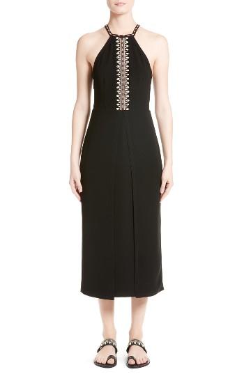 Women's Yigal Azrouel Embellished Midi Dress