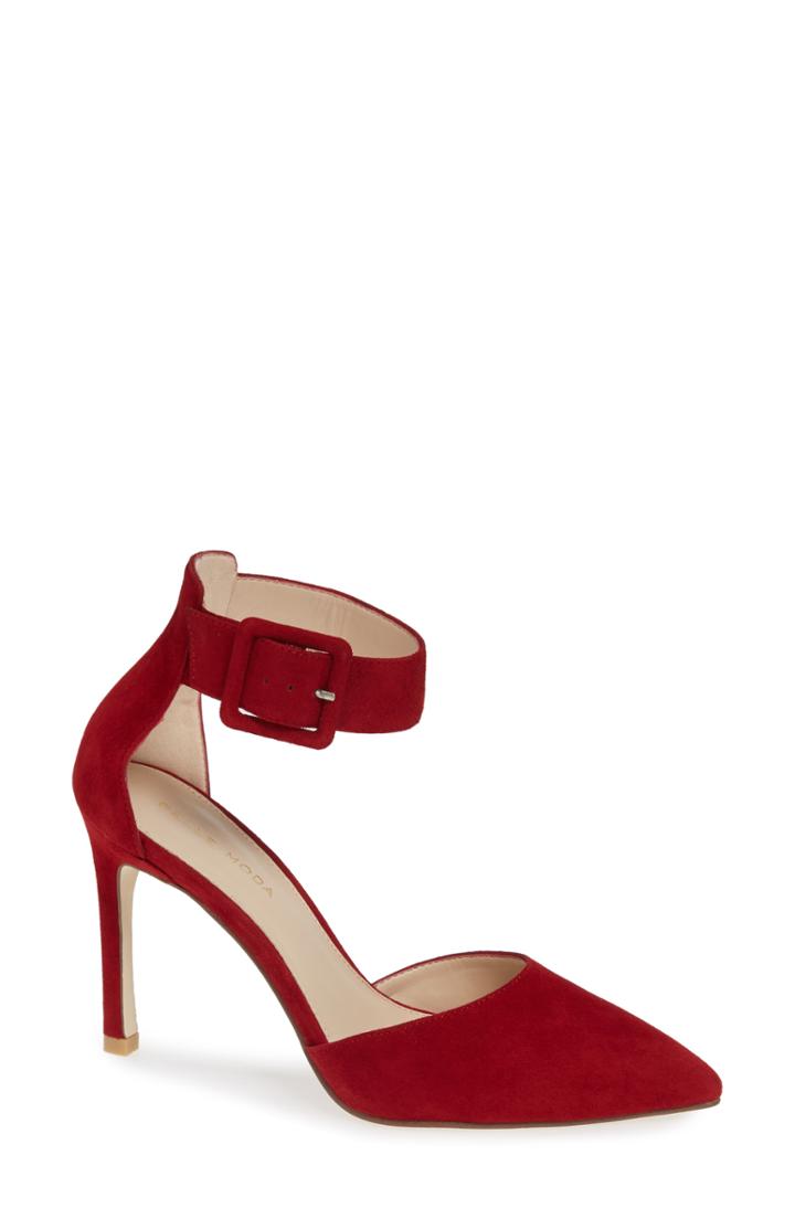 Women's Pelle Moda Ita D'orsay Pump .5 M - Red