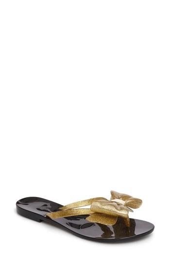 Women's Melissa Harmonic Bow Xiii Flip Flop M - Metallic