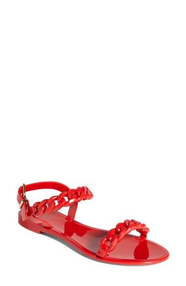 Women's Givenchy 'nea Chain' Logo Jelly Sandal