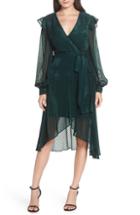 Women's Keepsake The Label Odyssey Velvet Burnout Dress - Green