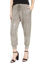 Women's Bishop + Young Metallic Jogger Pants - Grey