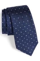 Men's The Tie Bar Jpl Dots Silk Tie, Size - Blue