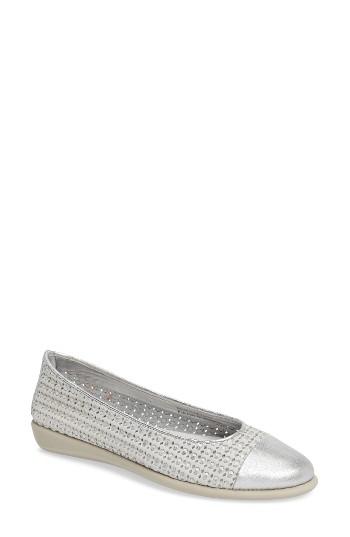 Women's The Flexx Rise A Smile 3 Flat .5 M - Metallic