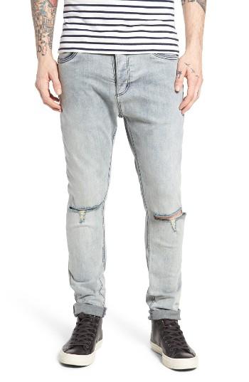 Men's Zanerobe Joe Blow Destroyed Denim Jeans - Blue