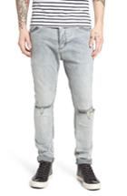 Men's Zanerobe Joe Blow Destroyed Denim Jeans - Blue