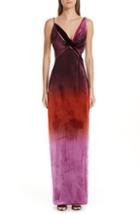 Women's Cushnie Et Ochs Ombre Velvet Column Dress