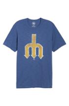 Men's '47 Mlb Grit Scrum Seattle Mariners T-shirt - Blue