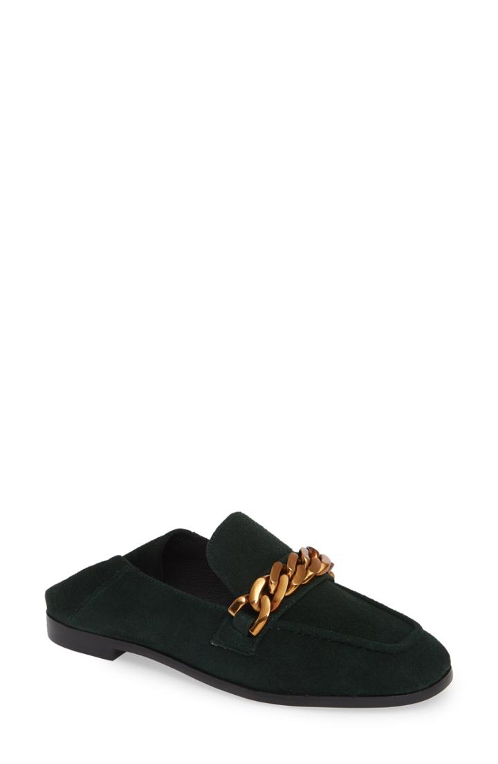 Women's Jeffrey Campbell Jesse Convertible Heel Loafer .5 M - Green