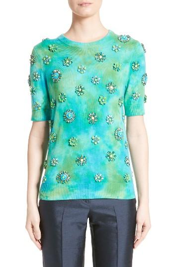 Women's Michael Kors Embellished Cashmere Tee