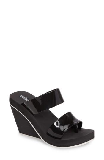 Women's Melissa Summer Wedge Sandal M - Black