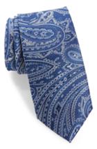 Men's Southern Tide Beaufort Paisley Silk Tie, Size - Blue