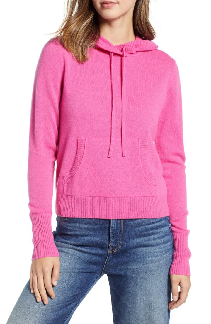Women's 1901 Wool & Cashmere Hoodie - Pink