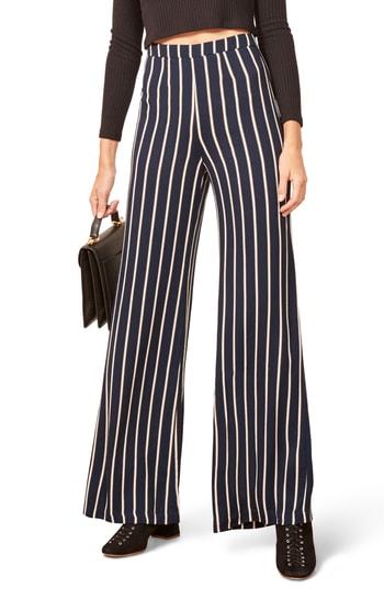 Women's Reformation Sorrenti Wide Leg Pants - Blue