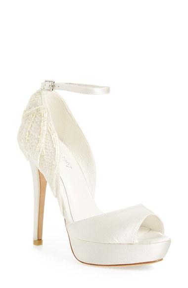 Women's Menbur 'angelica' Peep Toe Platform Pump